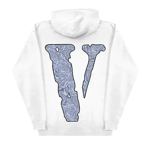 Vlone x Pop Smoke The Woo Hoodie 'White'