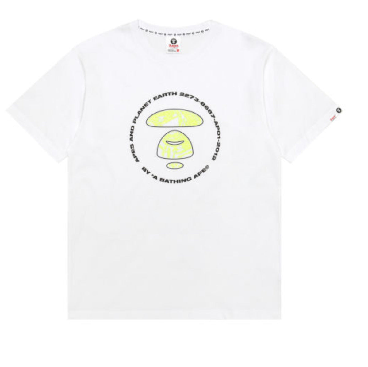 Bape AAPE Moonface Tee White