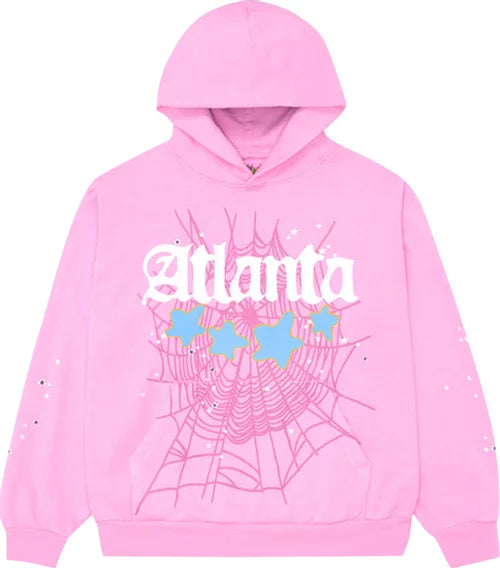 Sp5der Atlanta Hoodie 'Pink'