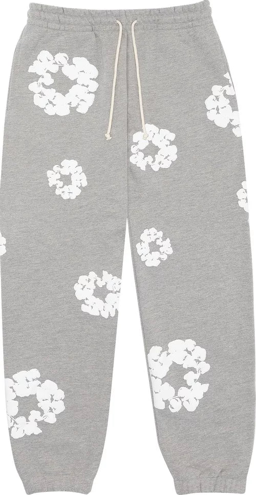 Denim Tears The Cotton Wreath Sweatpants 'Grey'