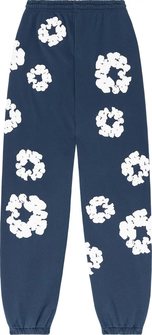 Denim Tears The Cotton Wreath Sweatpants 'Navy'