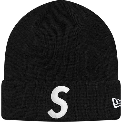 Supreme New Era S Logo Black Beanie