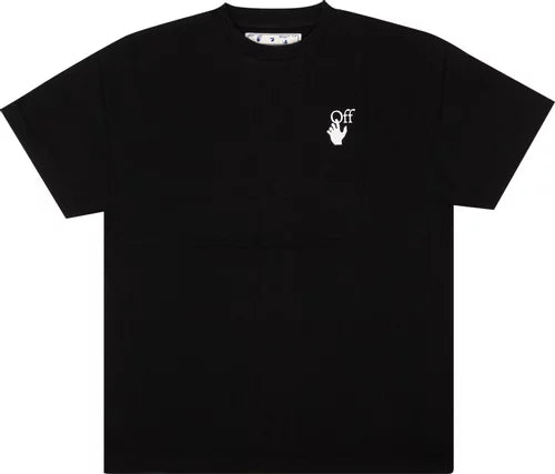 Off-White Cut Here Over Tee 'Black/White'