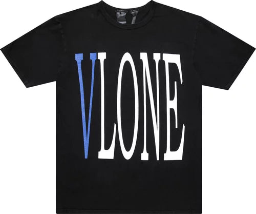 Vlone Staple T-Shirt 'Black/Blue'