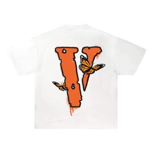 Vlone x Juice WRLD Butterfly Tee 'White'