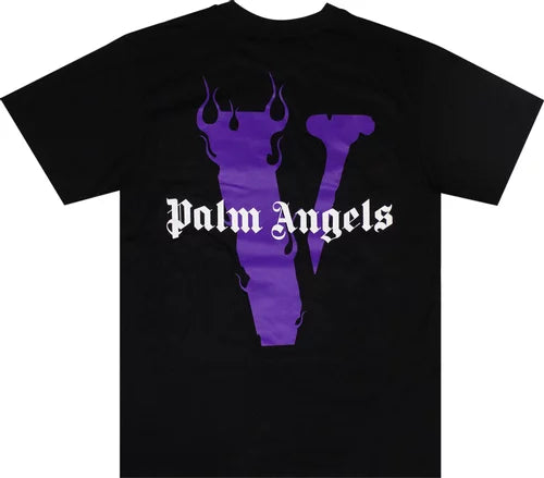 Vlone Logo Short-Sleeve T-Shirt 'Black/Purple'