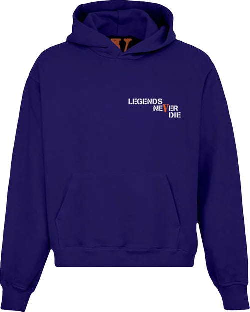 Vlone x Juice WRLD Legends Never Die Hoodie 'Royal Blue'