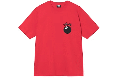 Stussy 8 Ball Tee Red (SS22)