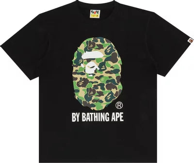 Bape Big Head Military ABC Camo Black Tee