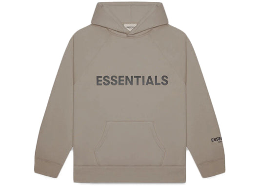 Fear of God Essentials Hoodie Applique Logo 'Taupe'