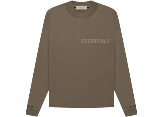 Fear of God Essentials Long Sleeve Tee 'Wood'