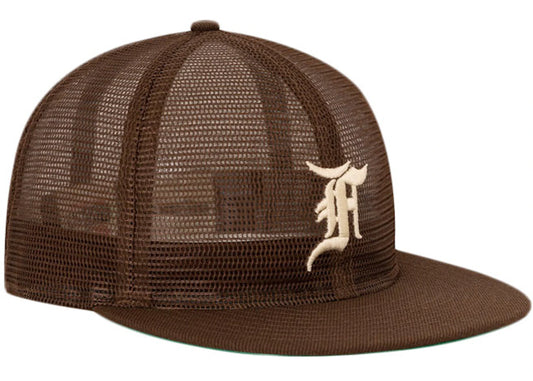 Fear of God Essentials Mesh F 59Fifty Hat 'Walnut'