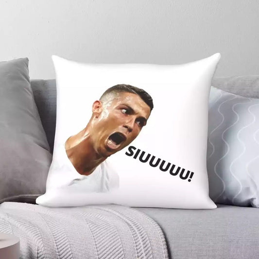 Christiano Ronaldo SIU Pillow Case 50cm X 50cm