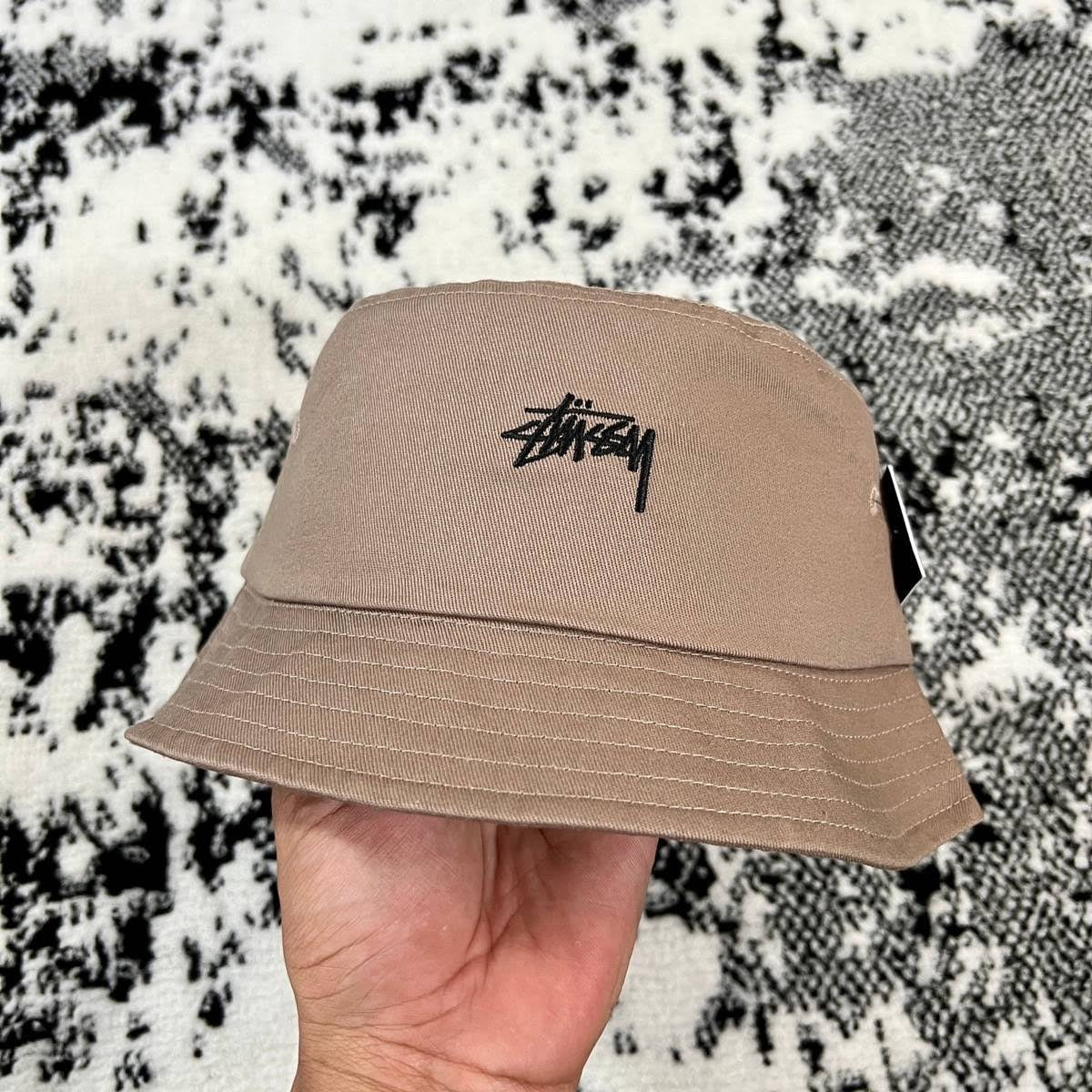 Stussy Beige Bucket Hat