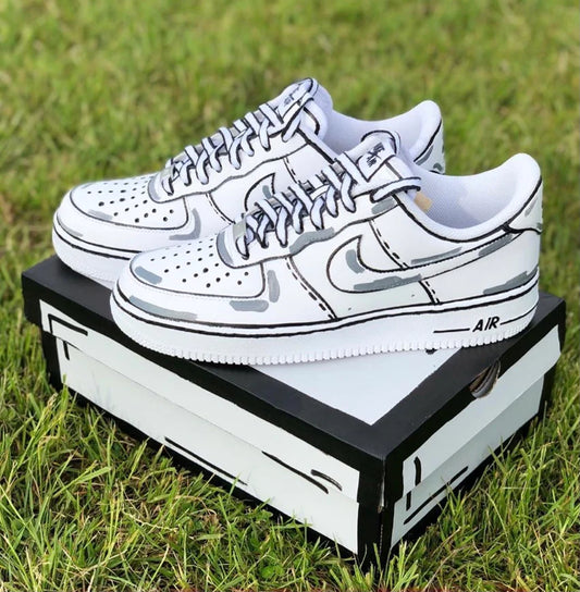 Air Force 1 Cartoon Effect