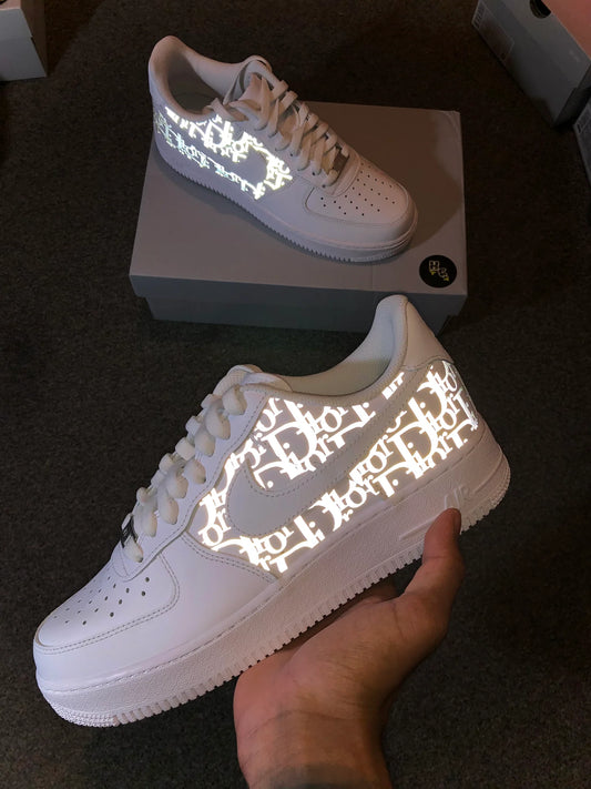 Air Force 1 White Dior Print