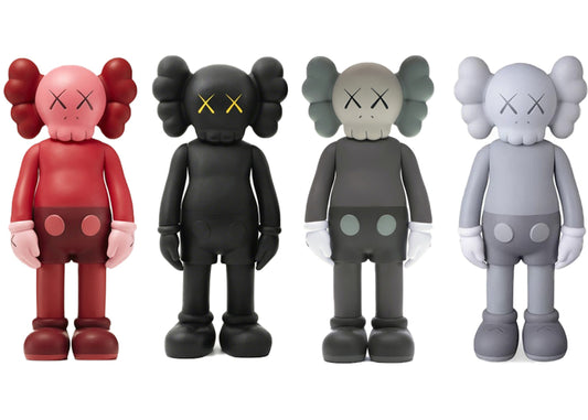 KAWS Companion Open Edition Vinyl Figure Black/Blush/Brown/Grey Set