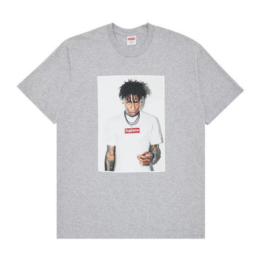 Supreme x NBA YoungBoy Tee Heather Grey