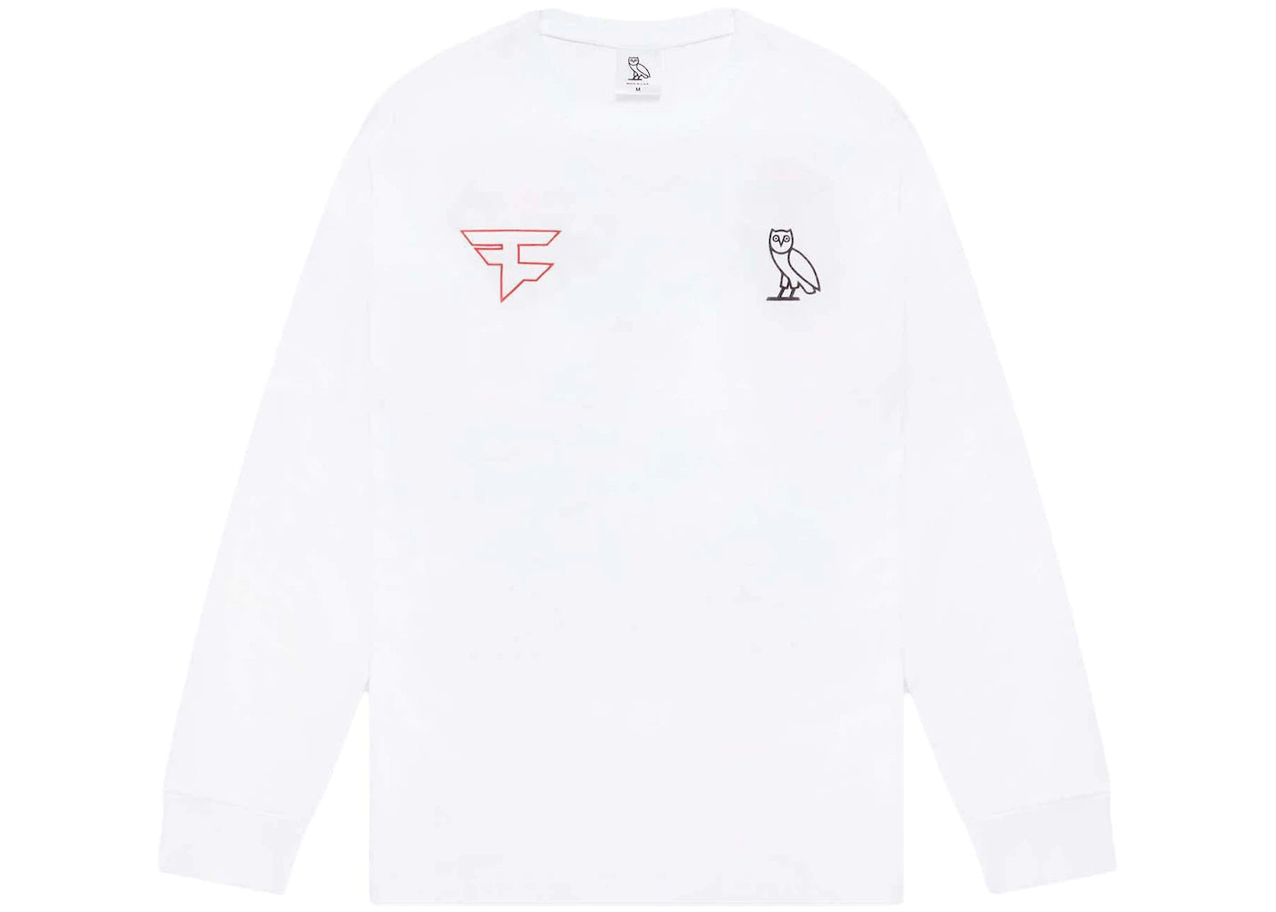 OVO x Faze Clan New Athletes White Longsleeve Shirt