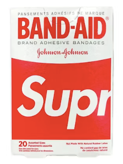 Supreme x Band Aid Adhesive Bandages (Box of 20)