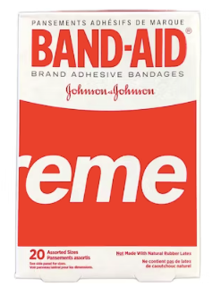 Supreme x Band Aid Adhesive Bandages (Box of 20)