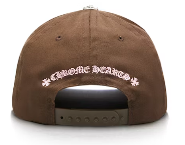 Chrome Hearts CH Baseball Hat Brown/Pink