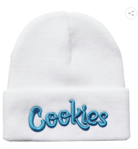 Cookies White Blue Beanie