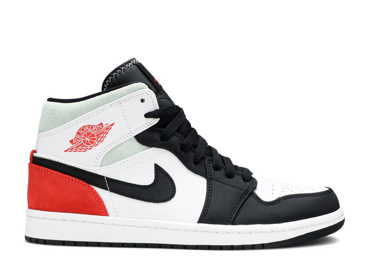 Air Jordan 1 Mid SE Red Union Black Toe