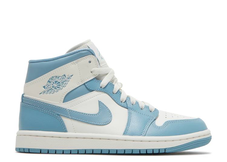 Air Jordan 1 Mid University Blue UNC (2022) (W)