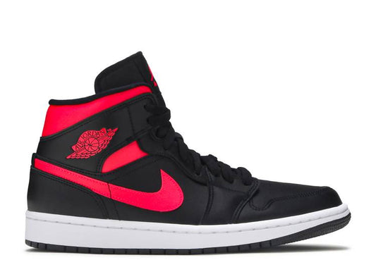 Air Jordan 1 Mid Black Siren Red (W)