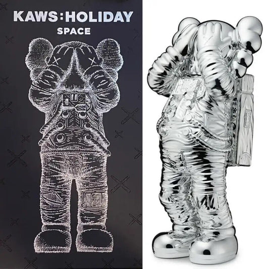 Kaws Holiday Space Figure Silver