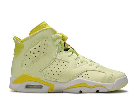 Air Jordan 6 Retro GG Citron Tint Dynamic Yellow Floral (GS)