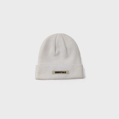 Fear Of God Essentials Beanie White