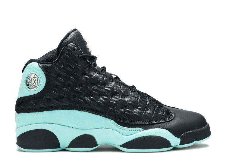 Air Jordan 13 Retro Black Island Green (GS)