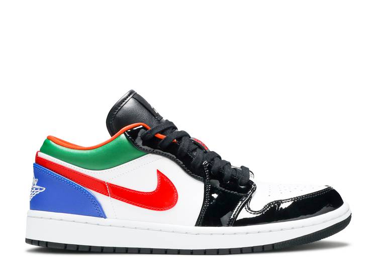 Air Jordan 1 Retro Low Multi-Color Black Toe (W)