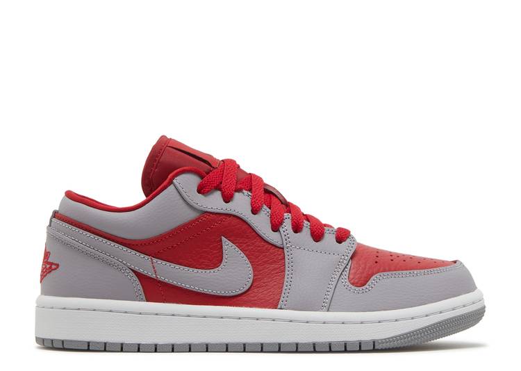 Air Jordan 1 Retro Low Homage Split Gym Red Cement Grey (W)