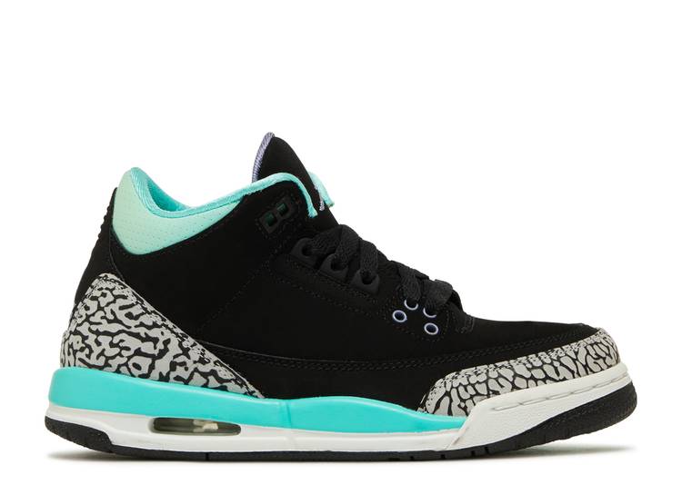 Air Jordan 3 Retro Bleached Turquoise Mint (GS)