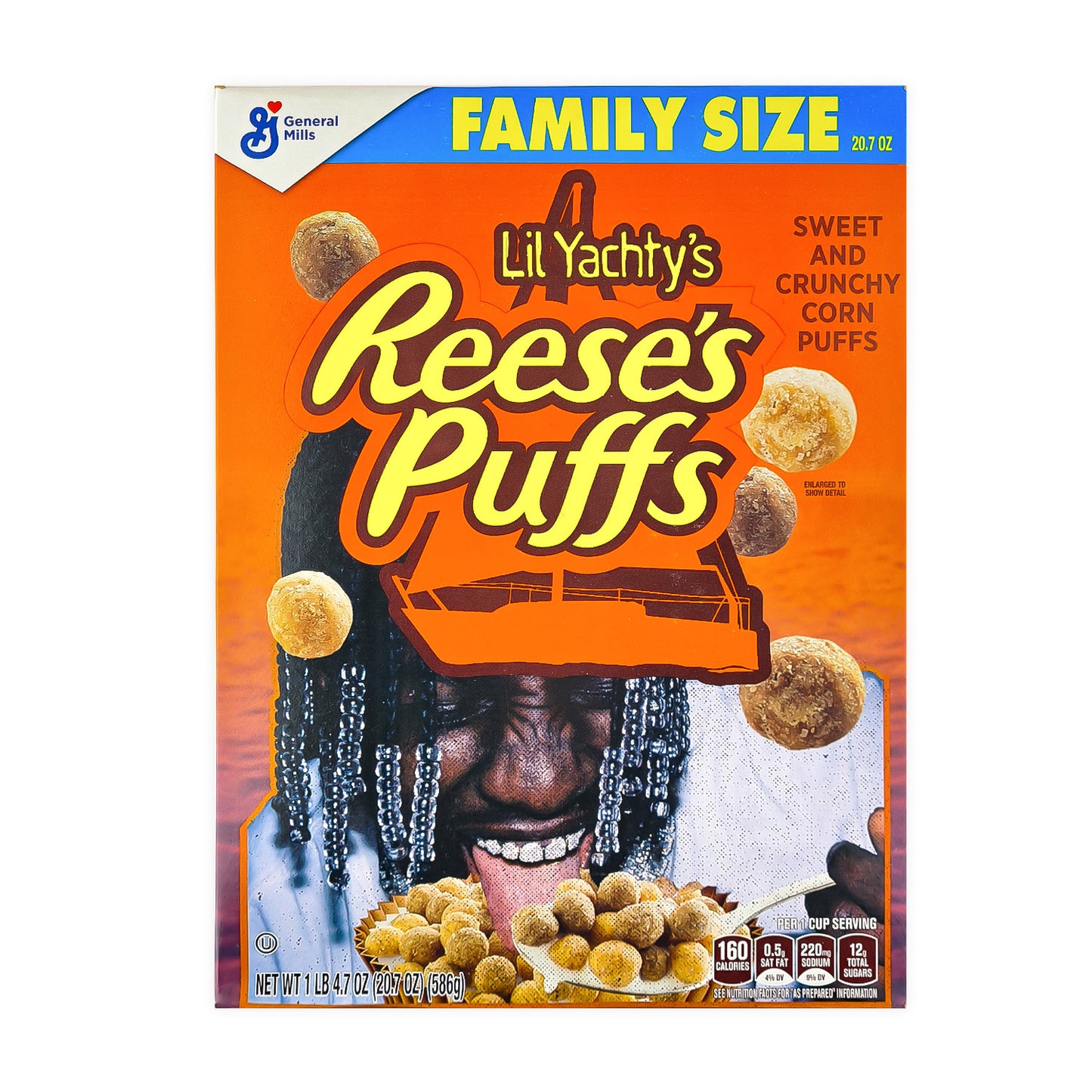 Lil Yachty Reese's Puffs Cereal (Family Size)