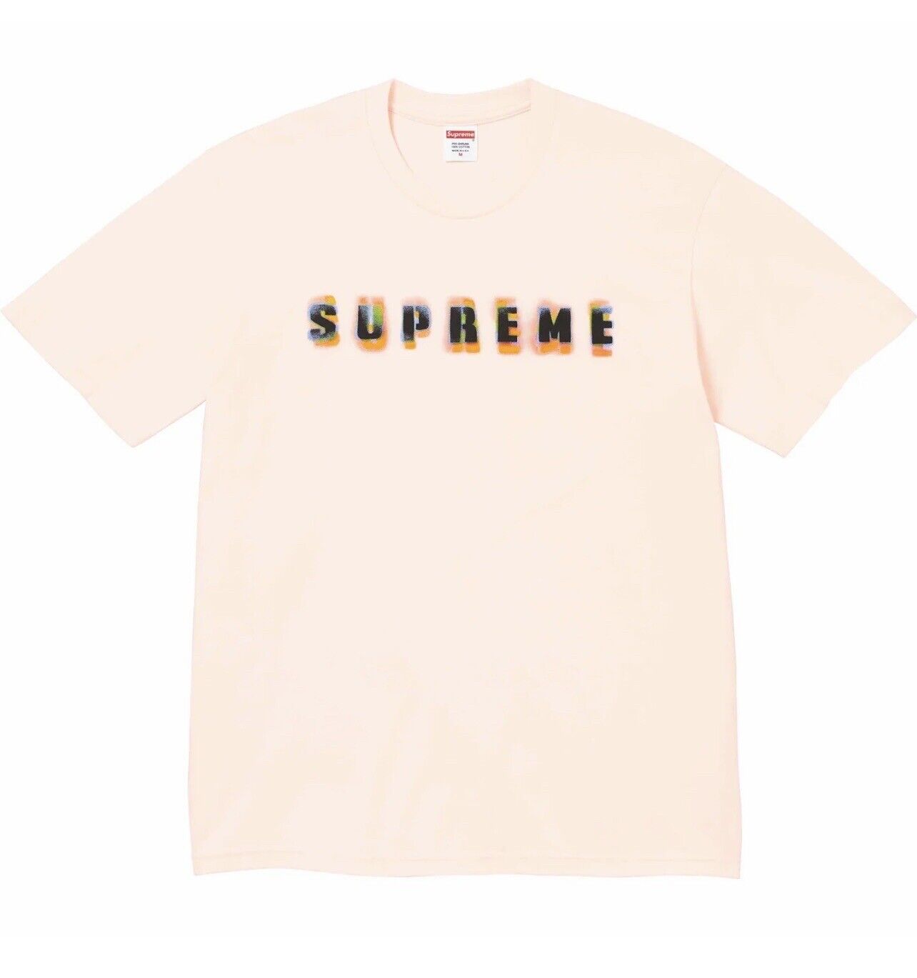 Supreme Stencil Tee Pale Pink