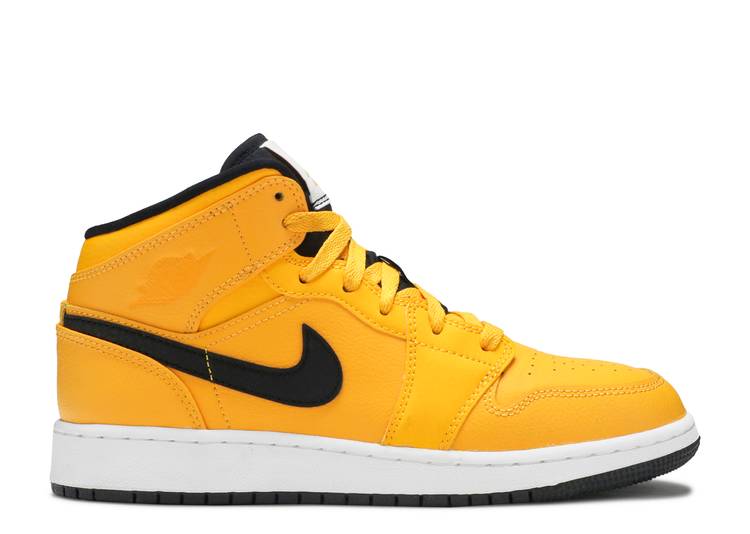 Air Jordan 1 Mid University Gold Black (GS)