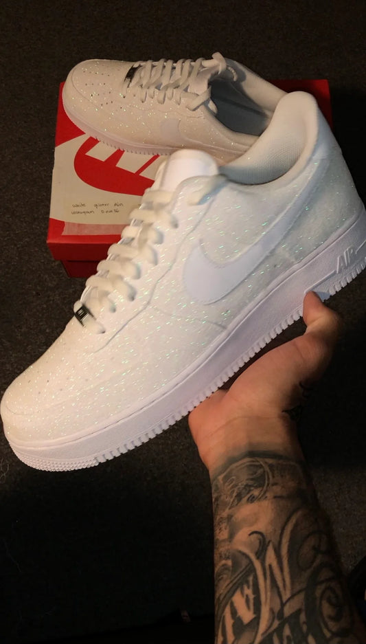 Air Force 1 White Glitter